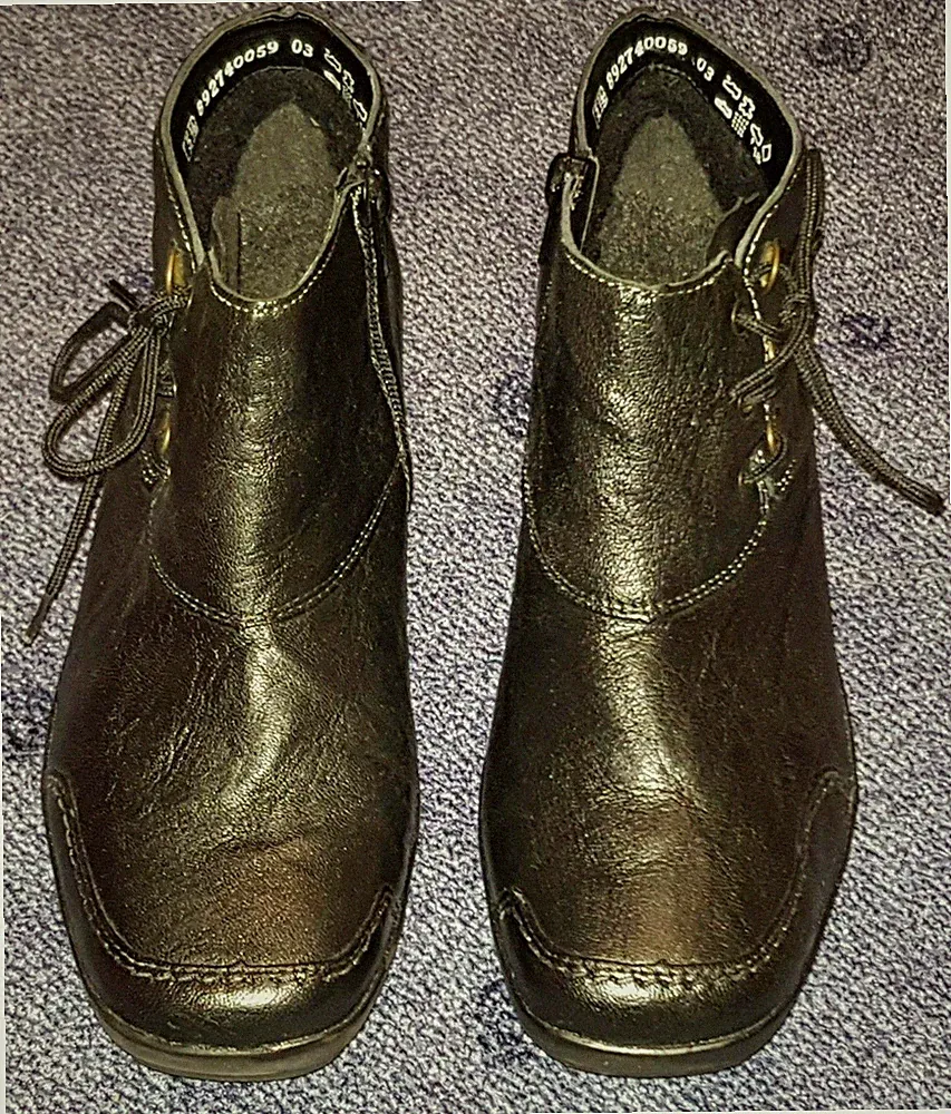 0283C) Remonte Dorndorf Sneakers Laufschuh Schnürschuh Gr. 5 1/2 Schwarz