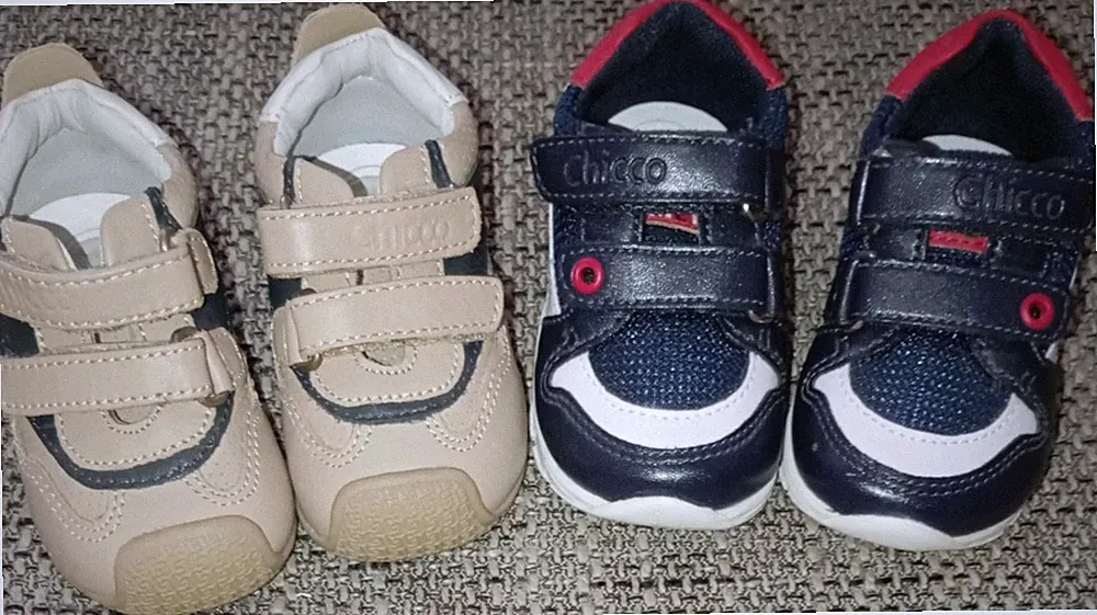 2 x Schöne Baby Lauflernschuhe Gr. 18 /19 von Chicco (Set- Angebot) Neu