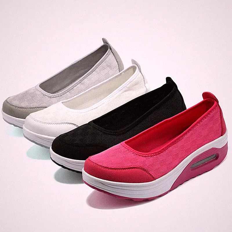 2026 Laufschuhe Damen Plateau Turnschuhe Walkingschuhe Keilabsatz Freizeitschu