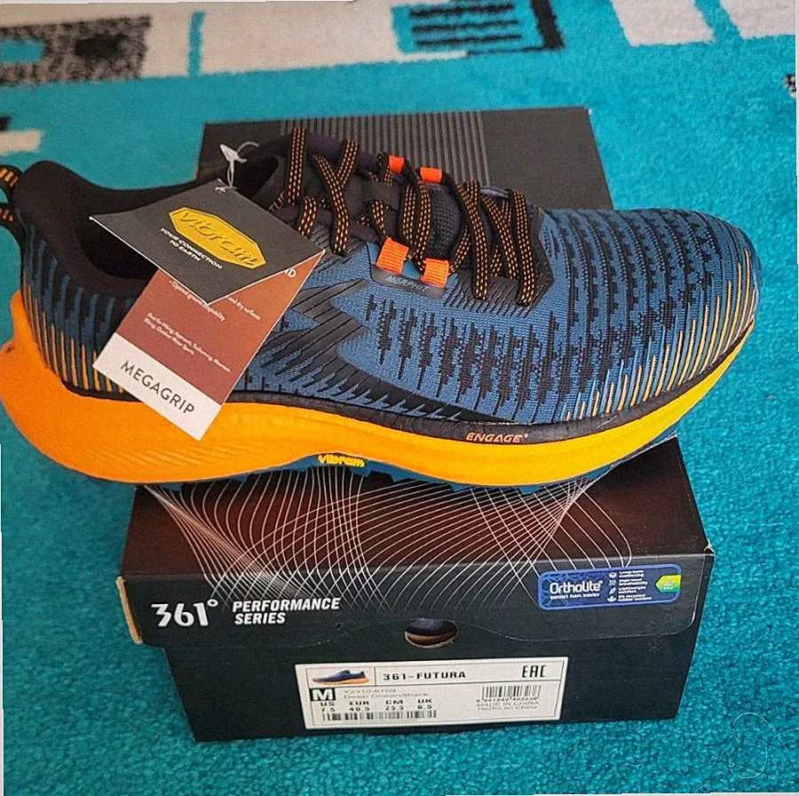 361° Laufschuhe Futura Herren Damen Trail-Laufschuh Trailrunning, Größe 40,5