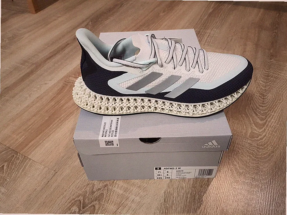 Adidas 4DFWD 2 W Damen Laufschuhe Weißblau Gr.39 1/3 - NEU + OVP - 220,00€