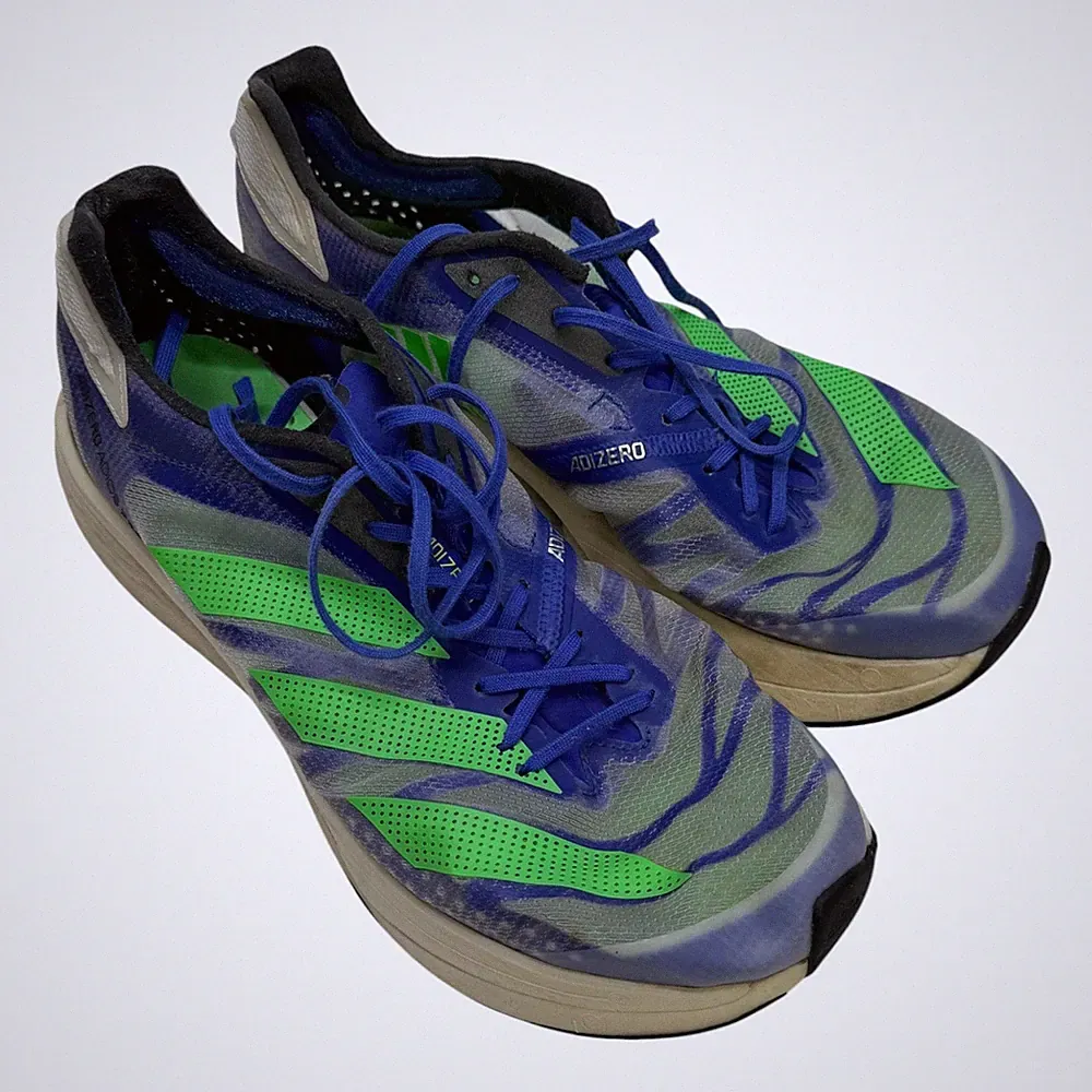 adidas Adizero Adios Pro 2 Laufschuhe – Gr. 42 2/3 (US 9 / UK 8.5) Guter Zust.