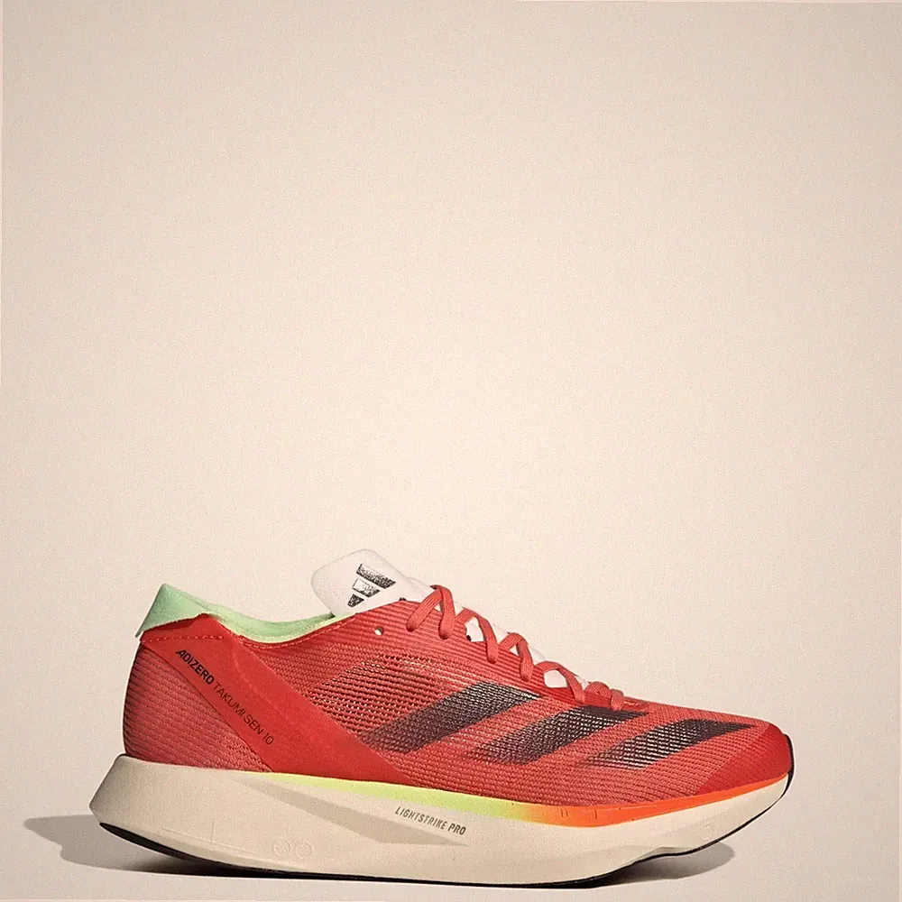 Adidas Adizero Takumi Sen 10 Laufschuhe Größe 6,5 rot UVP 170 £ brandneu IG820