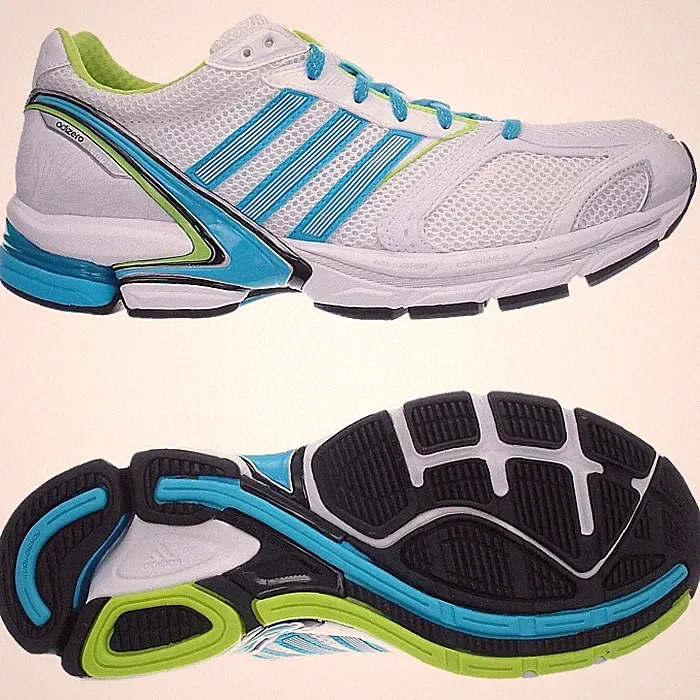 Adidas adizero tempo 4 W weiß blau grün Damen Laufschuhe Running NEU Gr.36,5