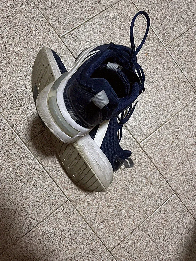 Adidas Cloudfoam Pure SPW Navy/White Schuhe Running Sneakers Größe 44
