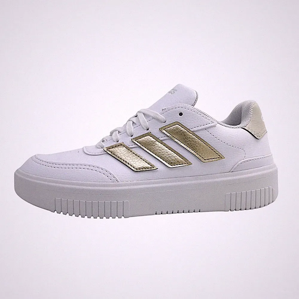 adidas COURTBLOCK BOLD Damenschuhe Sneaker Sneaker low Weiß Freizeit