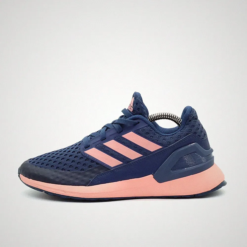adidas Damen 124203000 Sneaker Blau/Rosa Mesh Performance Laufschuh EU 36