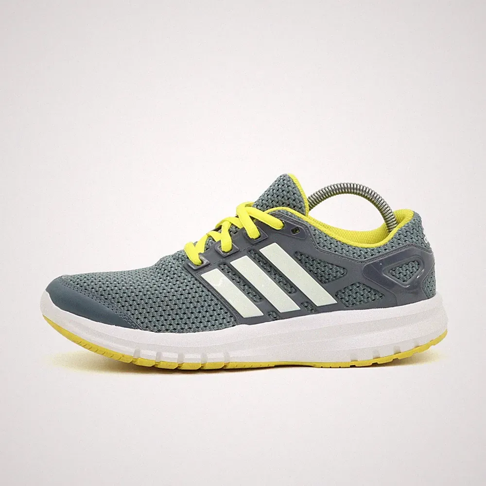adidas Damen Aquatech Sneaker Grau Gelb Weiß Mesh Low-Top Laufschuh EU 38 2/3