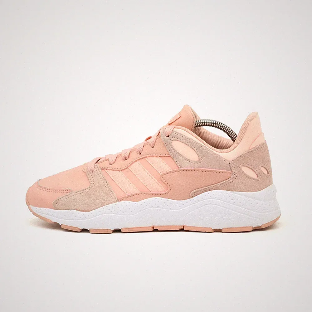 adidas Damen Cloudfoam 90s Schuh rosa Wildleder, Mesh Gepolstert Sneaker EU 39⅓