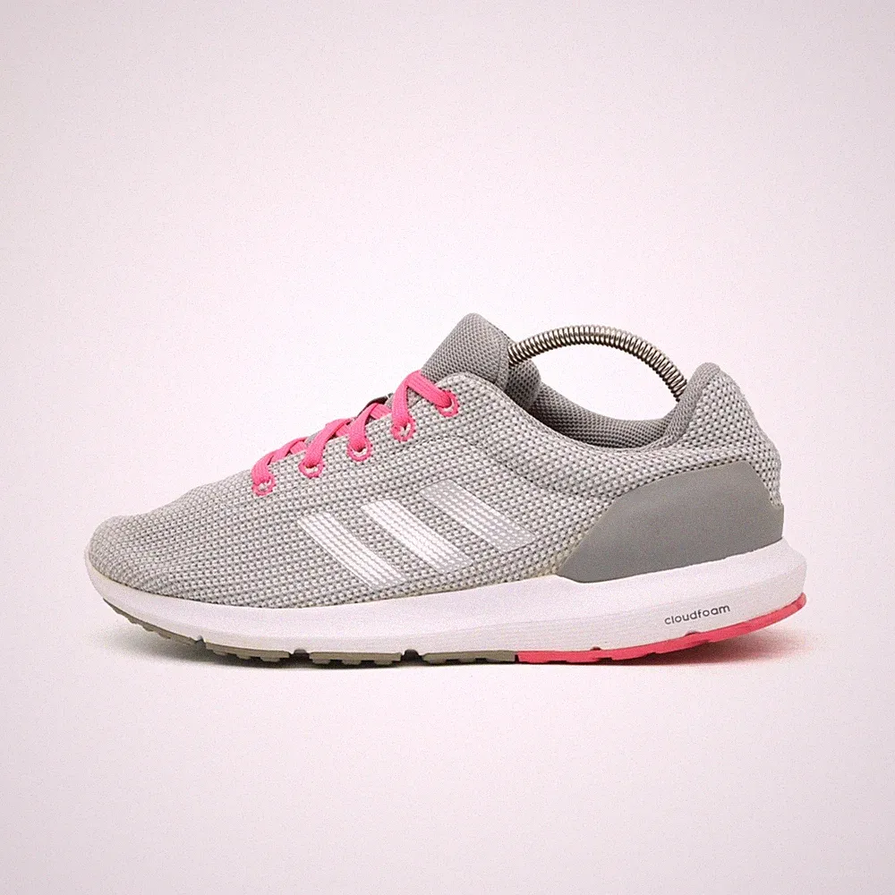 adidas Damen Cloudfoam Laufschuhe EU 39⅓ grau/pink AQ2174