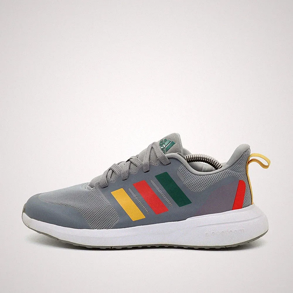 adidas Damen Cloudfoam Sportschuh grau Mesh Low-Top Atmungsaktiv Sneaker EU 38⅔