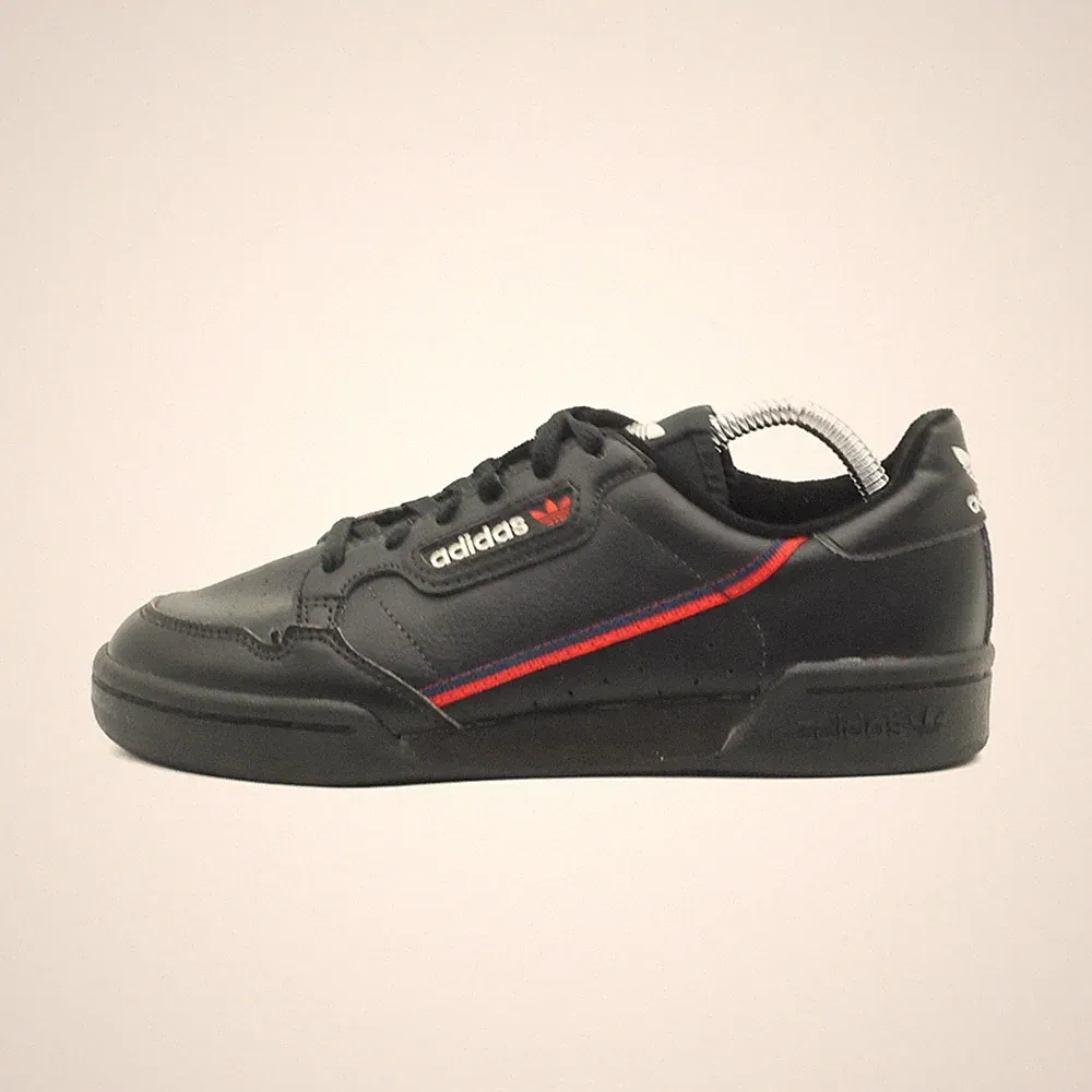 adidas Damen Continental 80 Sneaker schwarz Leder Atmungsaktiv Originals EU 36