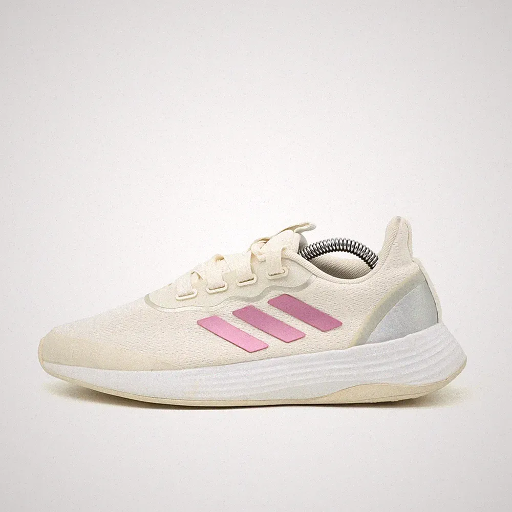 adidas Damen FY5679 Schuhe Weiß/Rosa Textil Low-Top Laufschuhe Sneaker EU 40