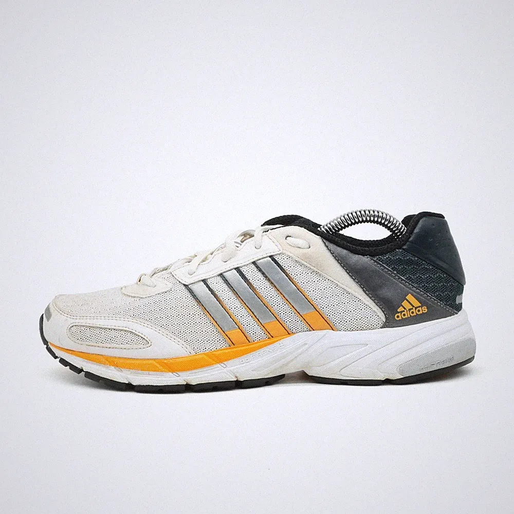 adidas Damen Glide 4 Sneaker weiß orange silber Mesh Low Top Laufschuh EU 38 2/3