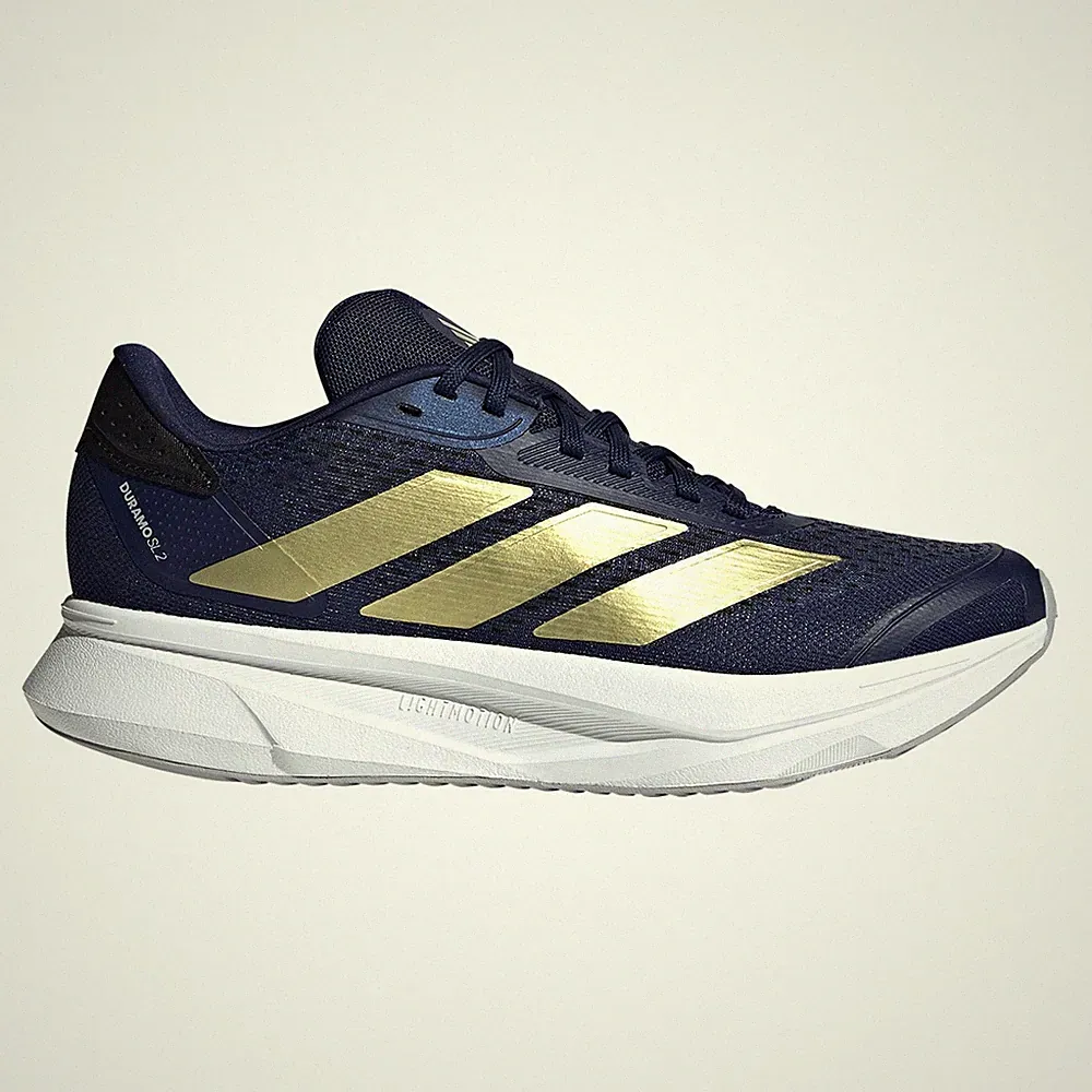 Gold Adidas Laufschuhe Dunkelblau Damen