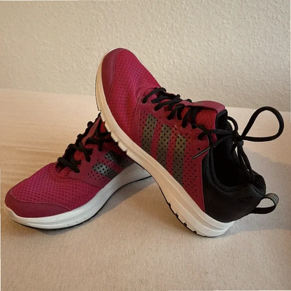 adidas Damen Laufschuhe Mesh Pink Schwarz Weiß Atmungsaktiv Low Top