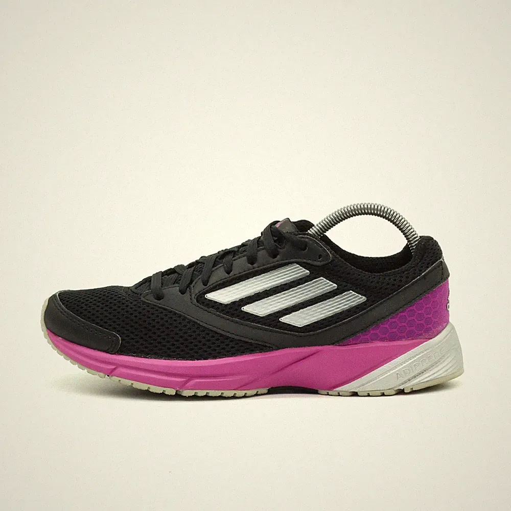 adidas Damen LiteStrike Schuhe schwarz/pink/silber adiprene Laufschuhe EU 38