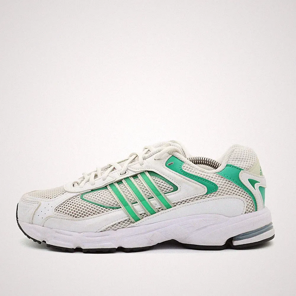 adidas Damen Pro-Moderator Laufschuhe weiß grü Mesh Running Sneaker EU 41⅓