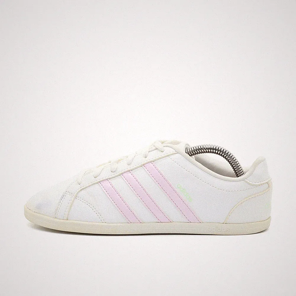 adidas Damen SPG 753001 Schuh weiß/rosa Leder Low-Top Originals Sneaker EU 38