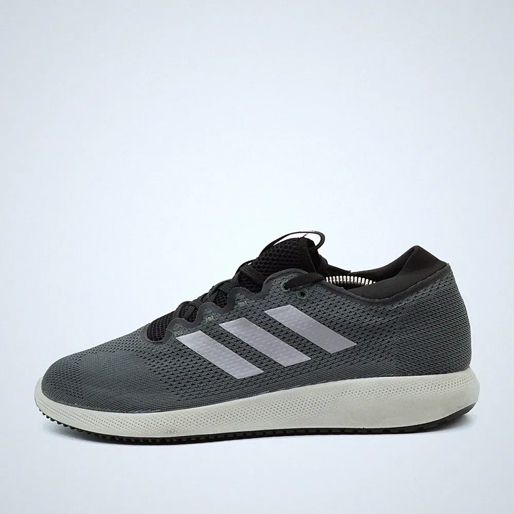 adidas Damen Sportschuhe schwarz/grau Mesh Low-Top Laufschuhe EU 41 1/3