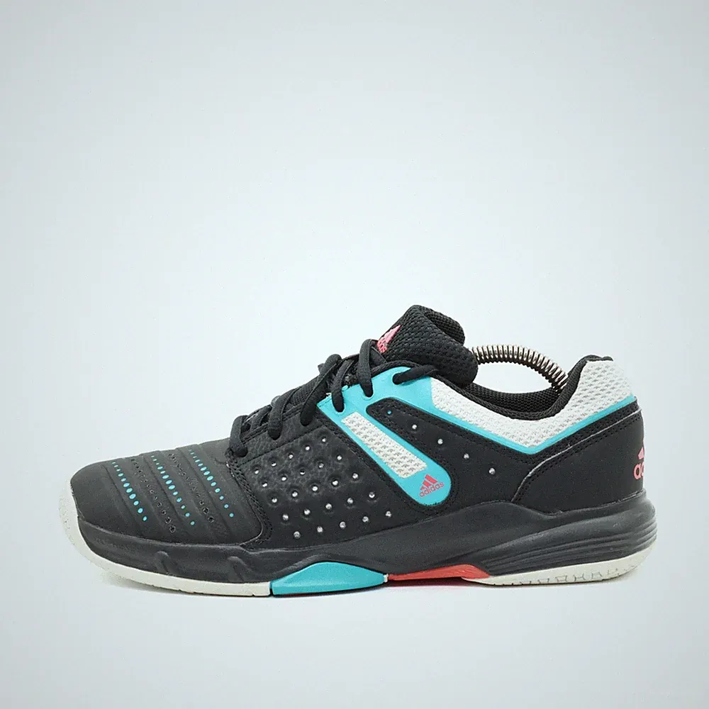 adidas Damen Stabil AF4883 Sportschuh Schwarz/Türkis/Weiß Hallenschuhe EU 39 1/3
