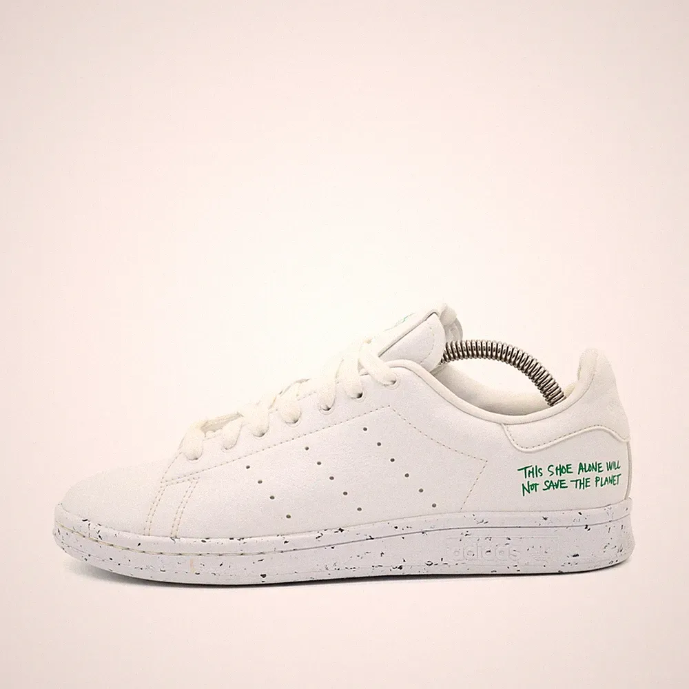 adidas Damen Stan Smith Schuhe weiß veganes Leder Classics Sneaker EU 38.5