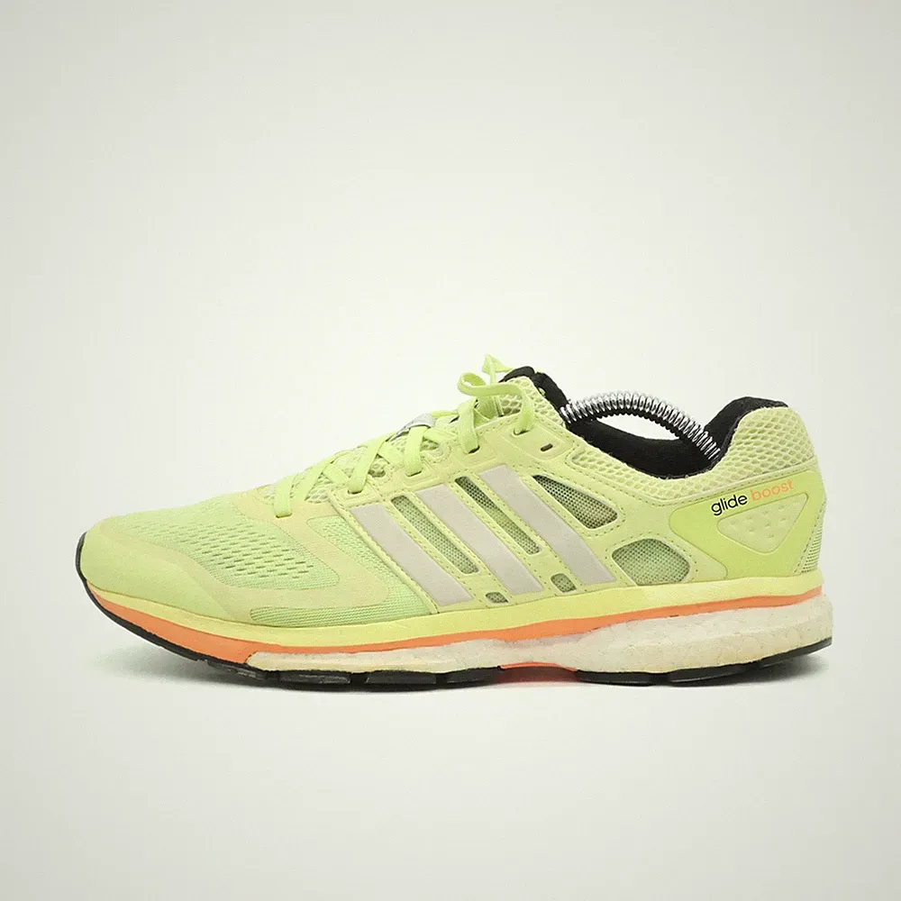 adidas Damen Supernova Glide Boost Sneaker Gelb Mesh Low-Top Laufschuh EU 39 1/3