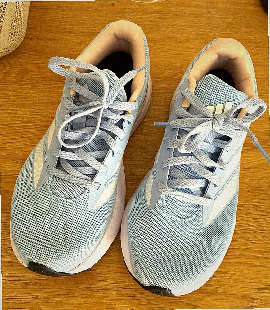 adidas Duramo RC damen Laufschuhe Sneaker atmungsaktiv blau/weiß EU gr 38