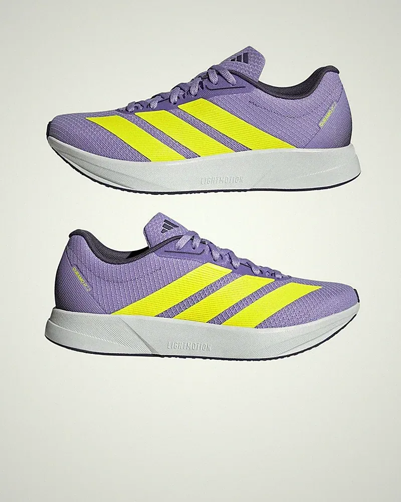 Adidas Duramo RC2 Damen Sneaker Schuhe Lila Gelb Running Jogging