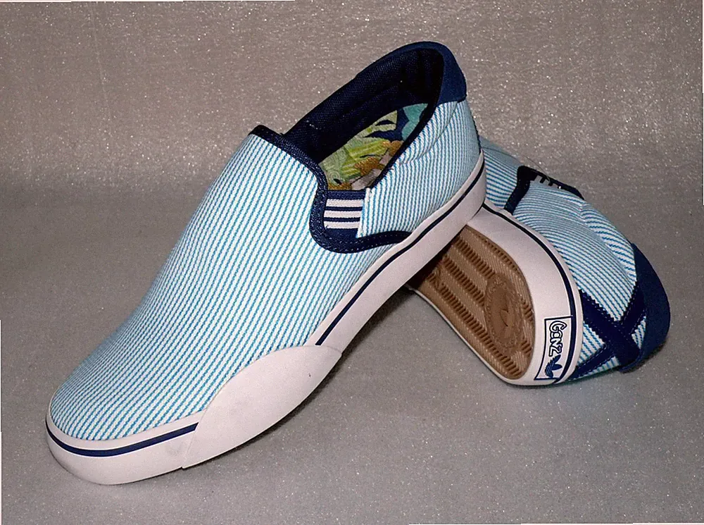 Adidas G98166 Gonz Slip ON Canvas Schuhe Ultra Sneaker Strand 41 43 Marine Blau