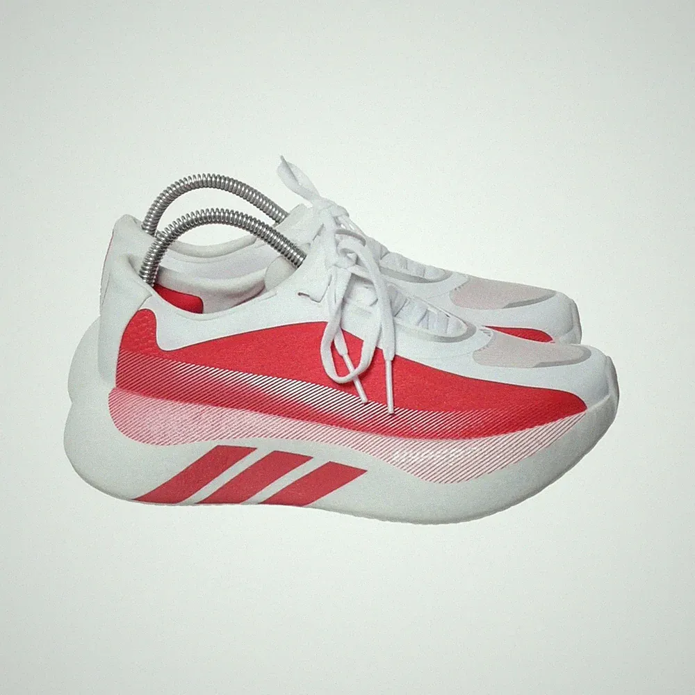 Adidas, Laufschuhe, Größe: 37, model: hyperboost edge, Weiß/Rot, Damen #JzC
