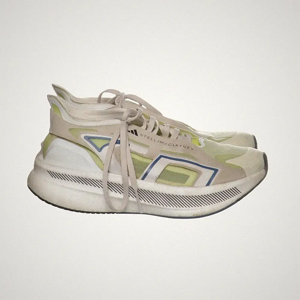 Adidas, Laufschuhe, Größe: 38, Beige/Weiß/Blau, Damen #nlW