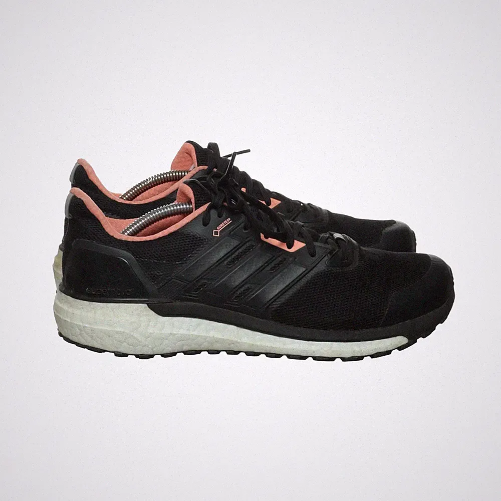 Adidas, Laufschuhe, Größe: 41 1/2, Schwarz/Pink, Damen #70R