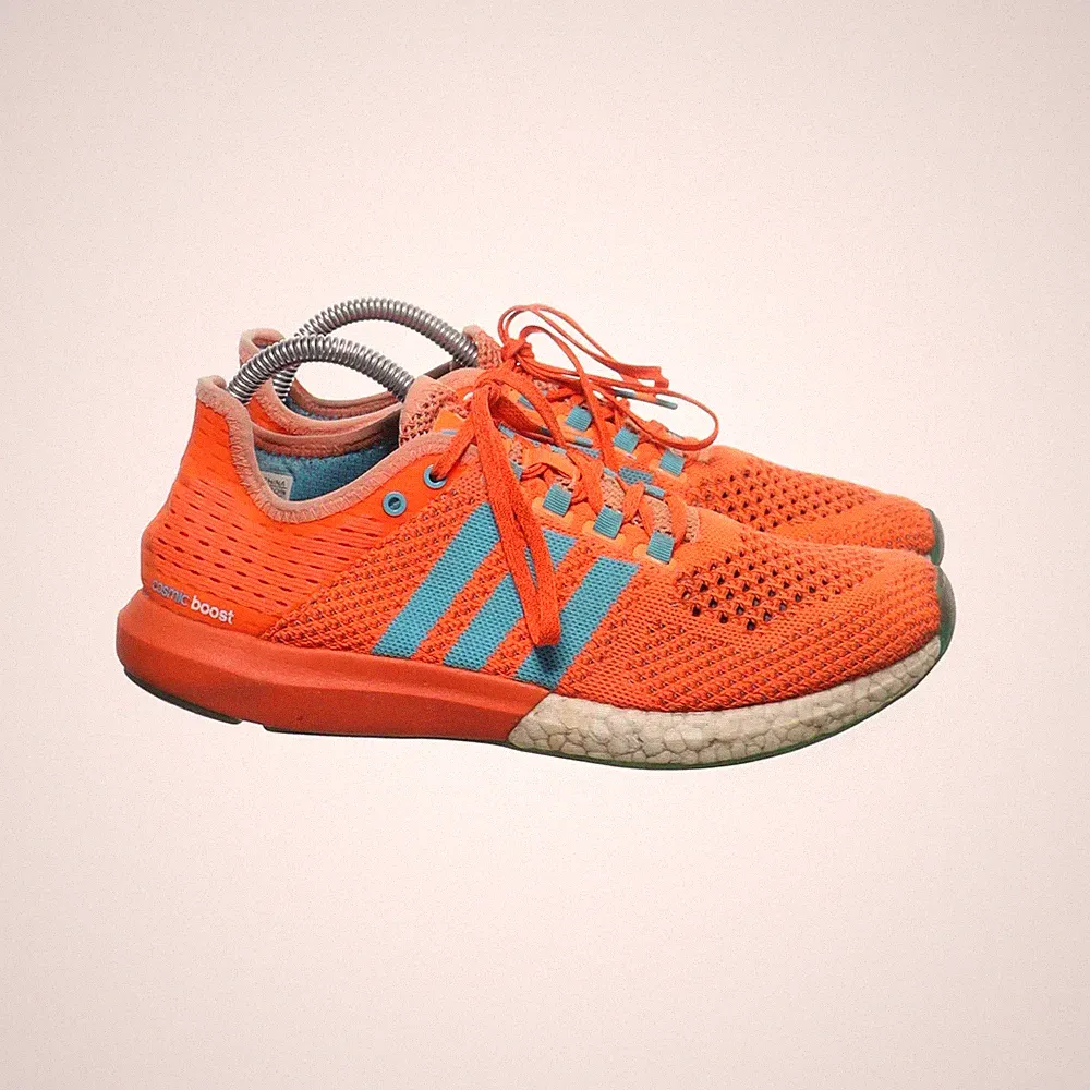 Adidas, Laufschuhe, Größe: 42 1/2, Orange/Blau, Unisex (Erwachsene) #wJt