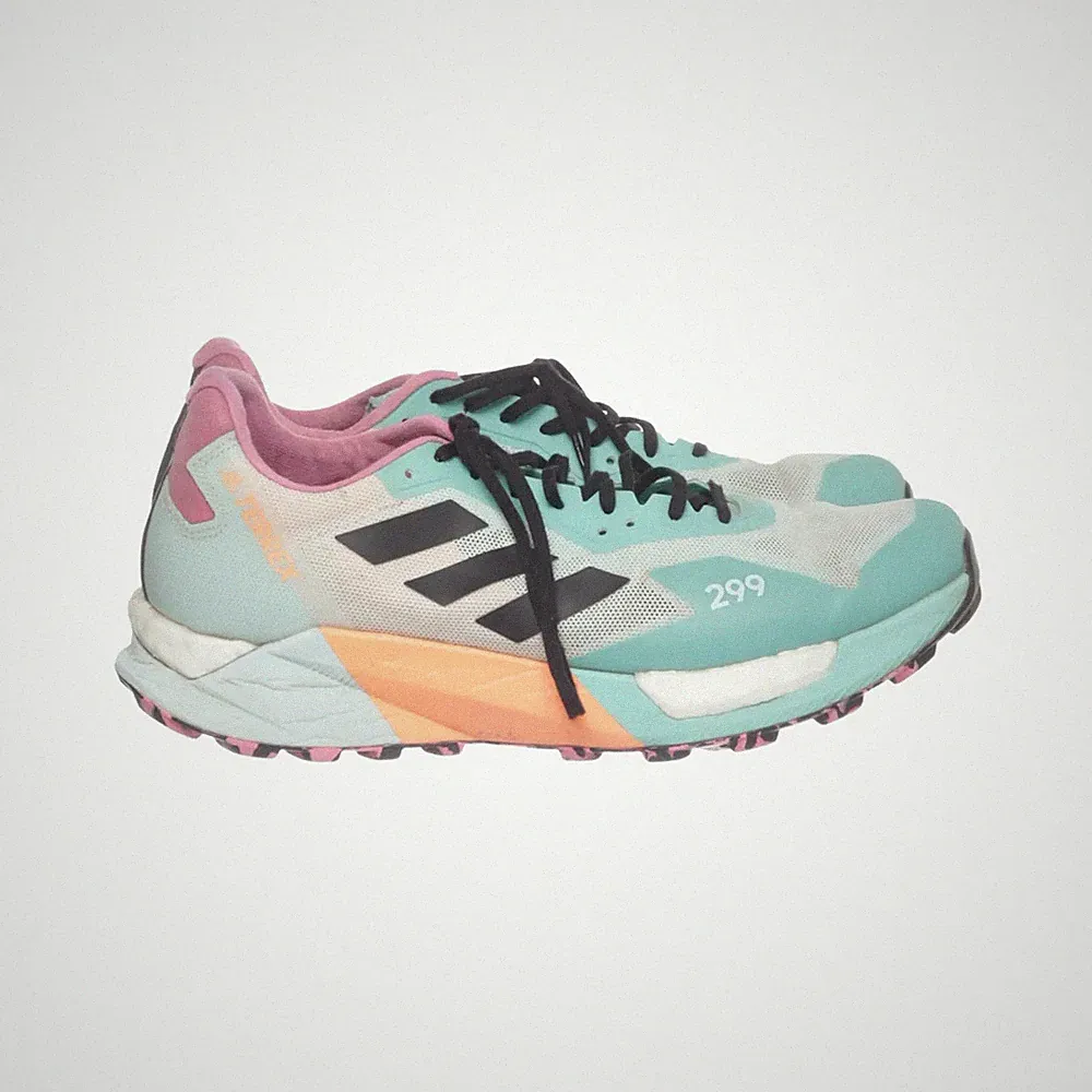 Adidas, Laufschuhe, Größe: 43 1/3, model: terrex two, Türkis/Mehrfarbig #3sh