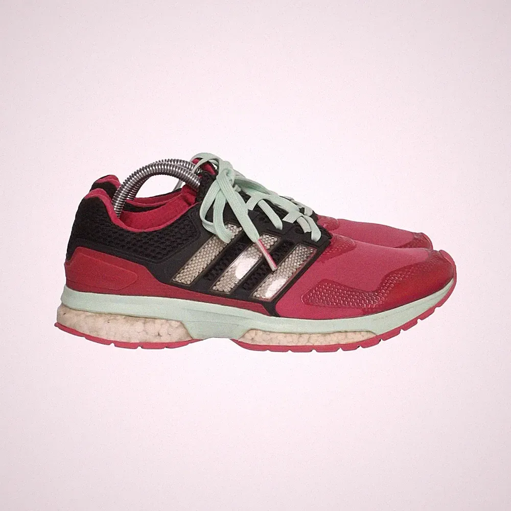 Adidas, Laufschuhe, Größe: 43 1/3, Pink/Schwarz/Mehrfarbig, Damen #wHK