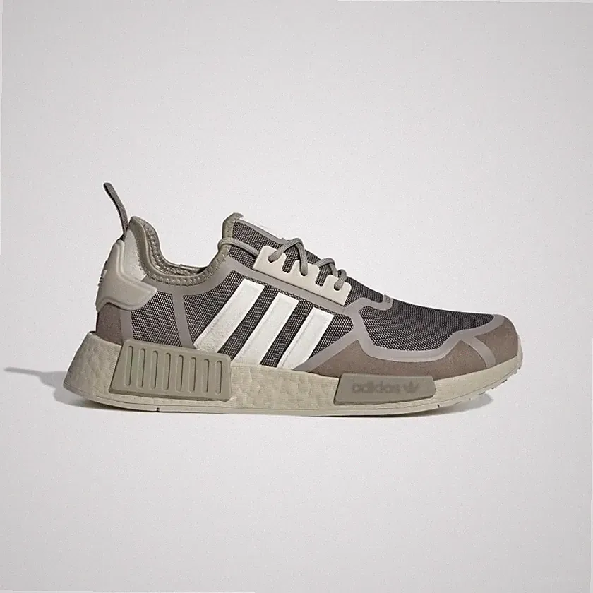 Adidas NMD_R1 Damen Laufschuhe Grau Weiß GX7606 Boost Sock Fit