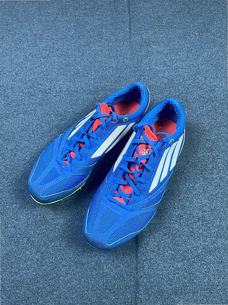 Adidas Performance Spikes Arriba Gr. 40 Blau Gelb Orange
