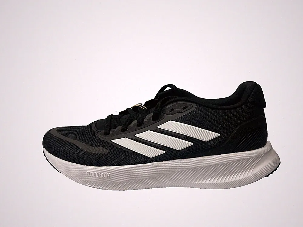 adidas Runfalcon 5 Damen Sneaker Laufschuhe Schwarz/Weiß UK 9 US 10.5 EU 43 1/3