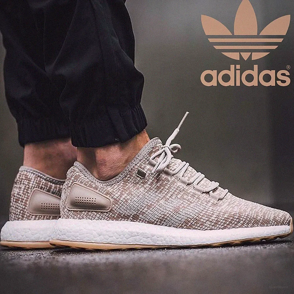 Adidas Schuhe Pure Boost Sneaker Turnschuhe Freizeitschuhe Khaki Trace S81992