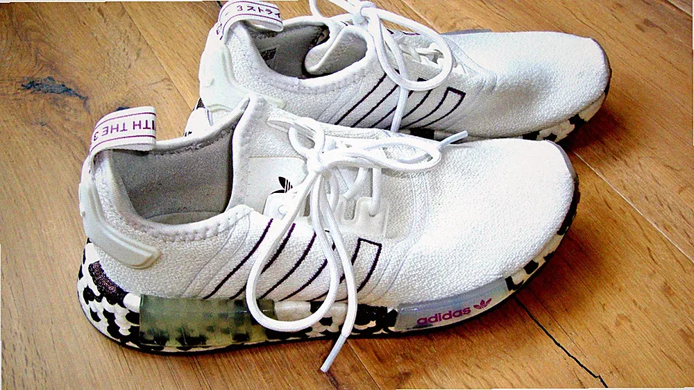 Adidas Sneaker Laufschuh "Color splash" - Gr. 38 oder 5 - wie neu