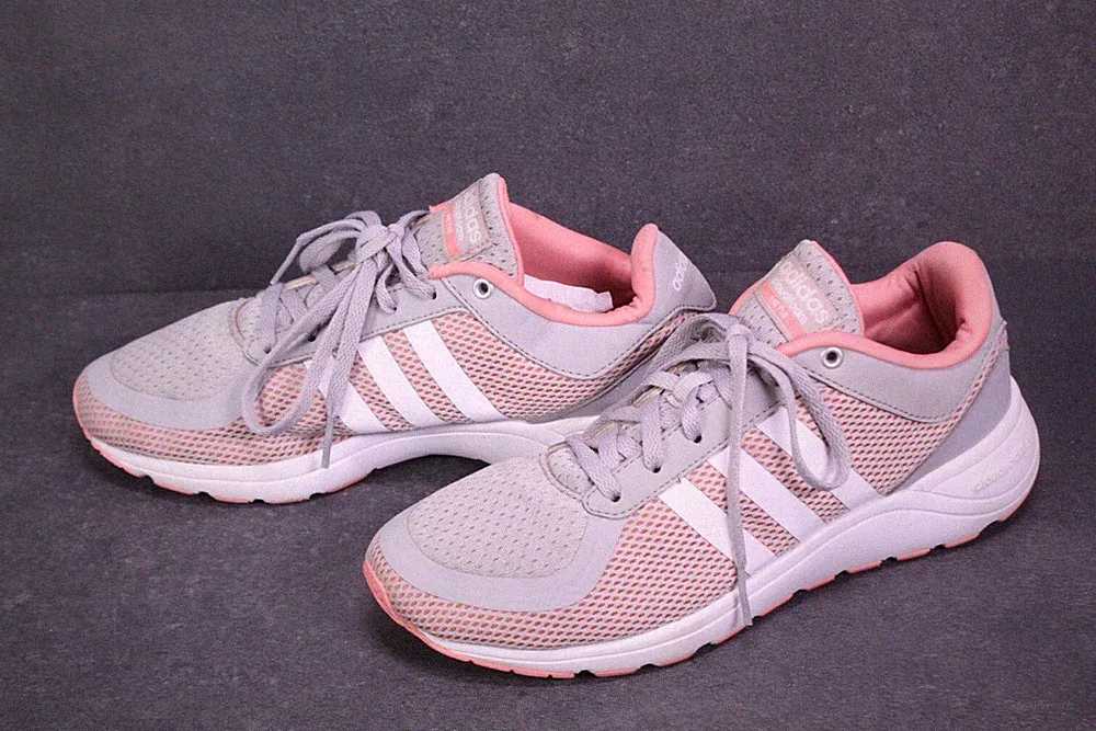 Adidas Sneaker Metis Damen Sportschuhe Gr. 36⅔ grau rosa Laufschuhe SB1600