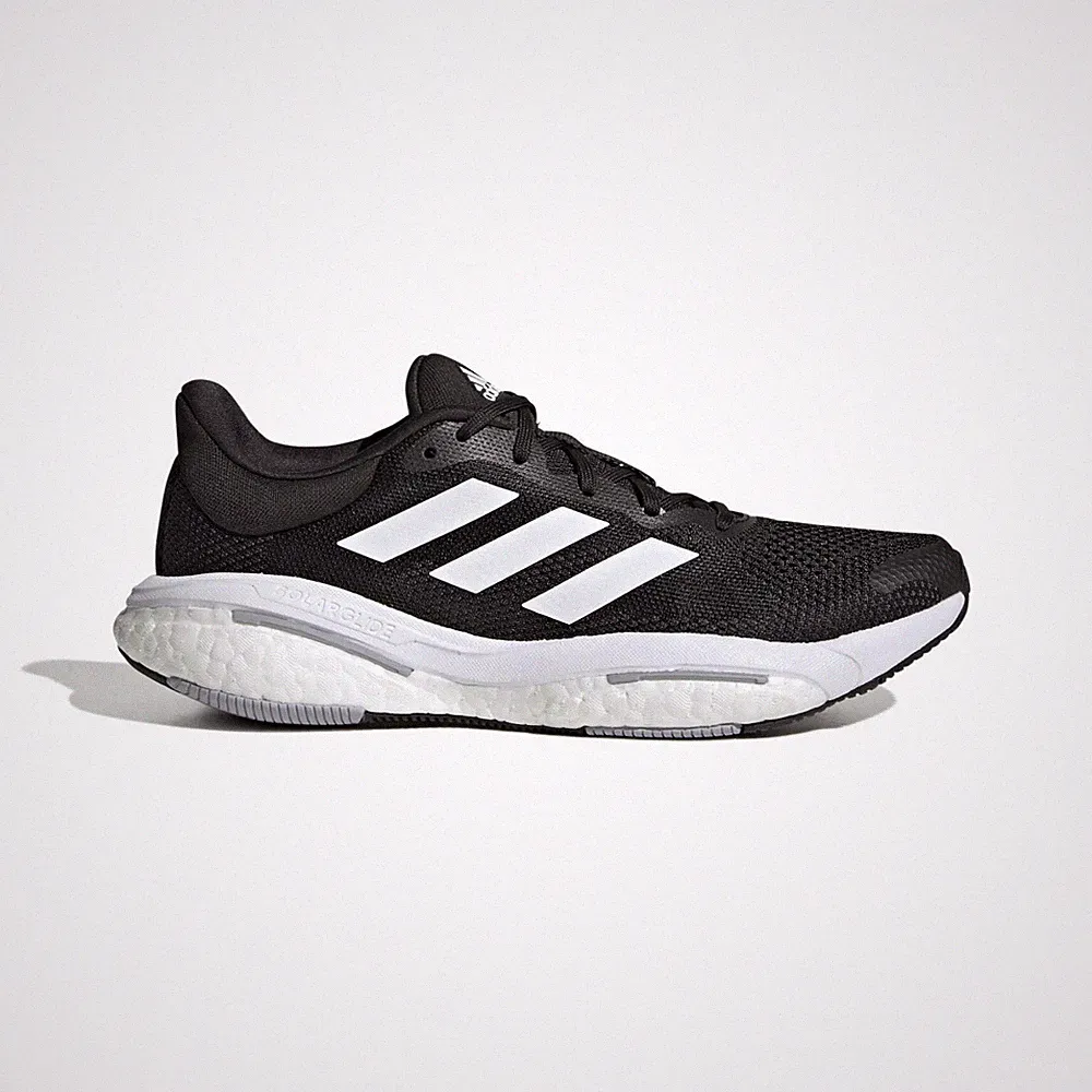 Adidas Solar Glide Laufschuhe WIDE FIT Größen 4,5-8 schwarz UVP 130£ GY4686