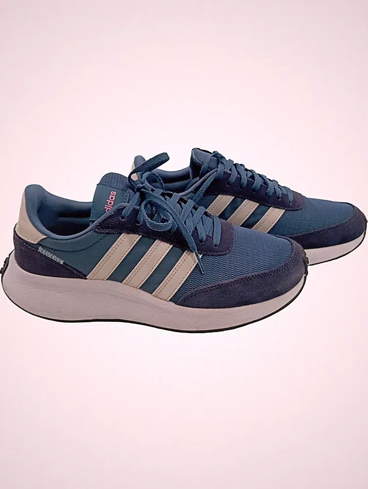 ADIDAS Sportschuhe Damen Sneaker Laufschuhe Gr. 39.5 Blau Sportlich