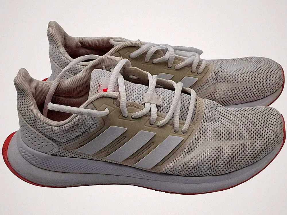 adidas Sportschuhe Laufschuhe Damen Sneaker Textil Weiß Gr. 41.5