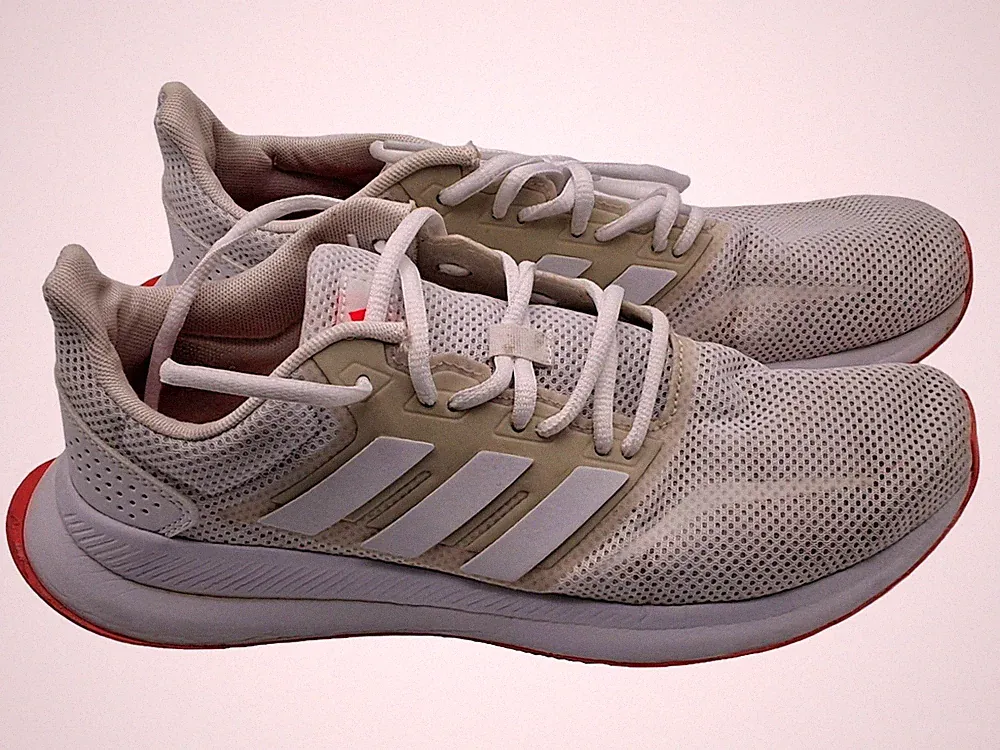 adidas Sportschuhe Laufschuhe Damen Sneaker Textil Weiß Gr. 41.5