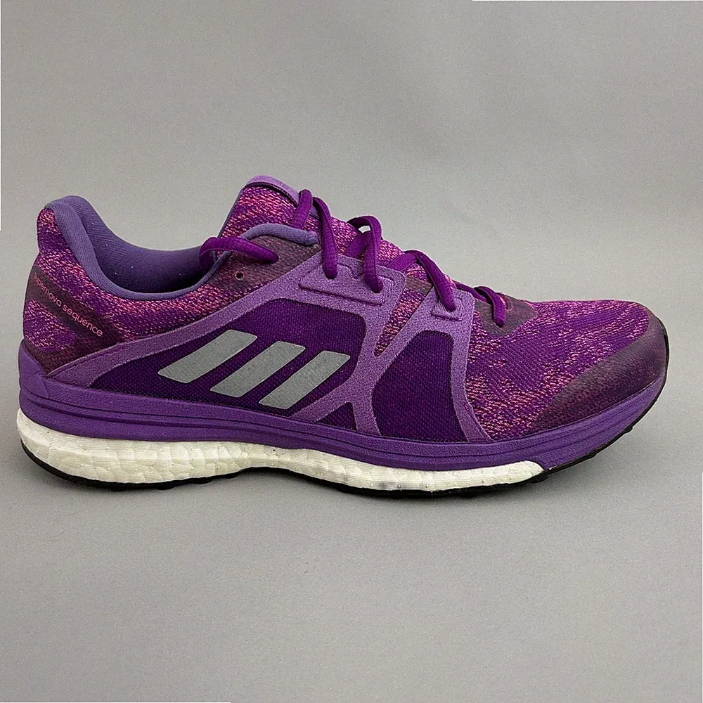 Adidas Supernova Sequence Damen UK7 lila pink Laufen Fitness Stableframe Schuhe