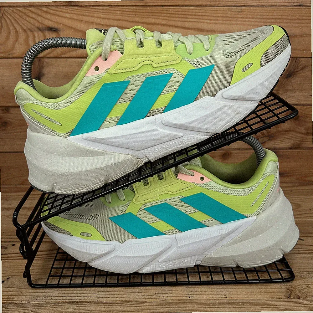 Adidas Turnschuhe Damen Größe UK 5 Adistar Almost Lime Mesh Straßenlauf Fitnessschuhe