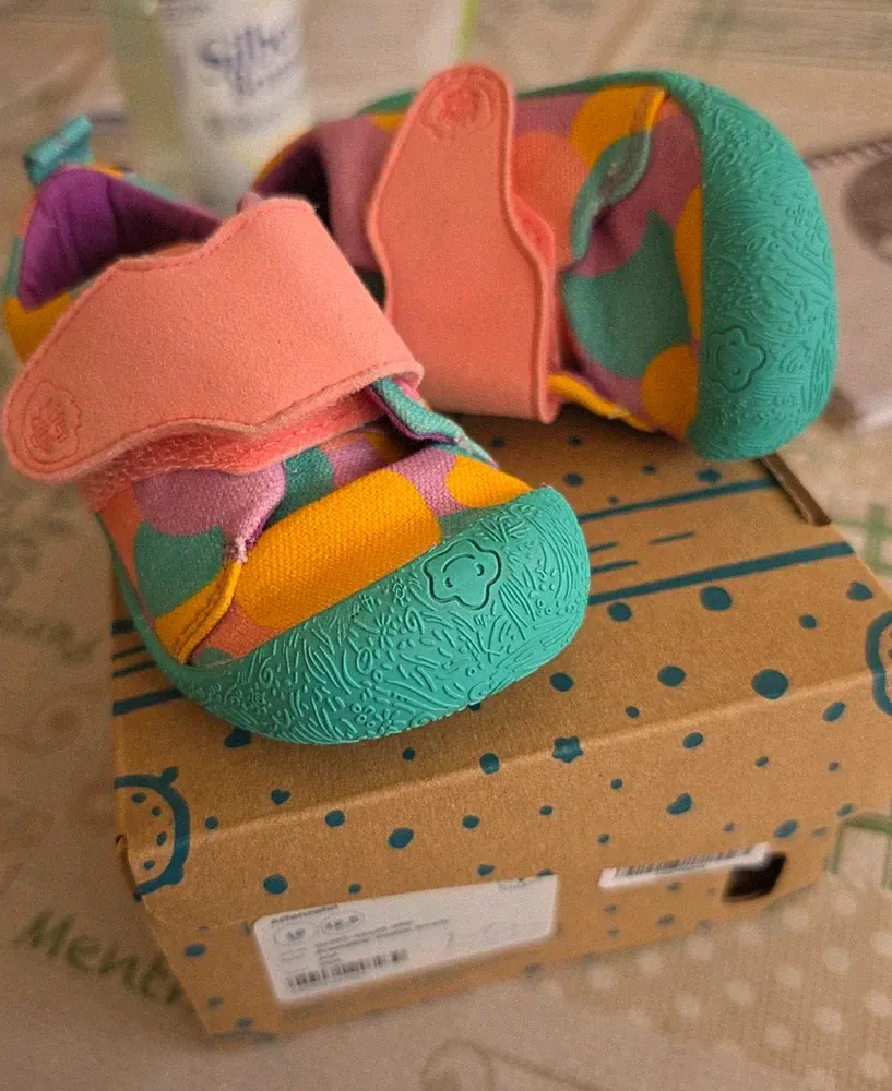 Affenzahn LAUFLERNSCHUHE Gr.19 Eule Kollektion Bunt Gut für die ersten Schritte!