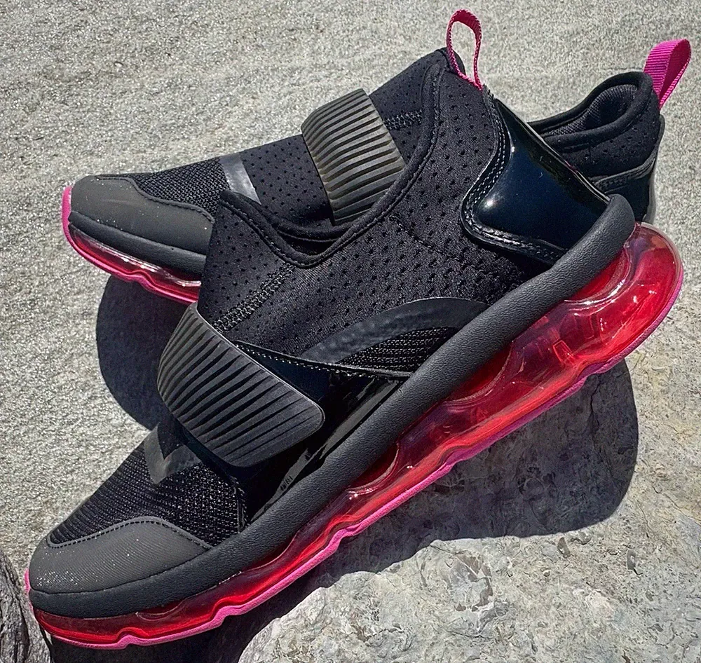 Aldo Sneaker Freizeitschuhe Schwarz Pink Turnschuhe Sportschuhe Gr. 38 Vapro Max